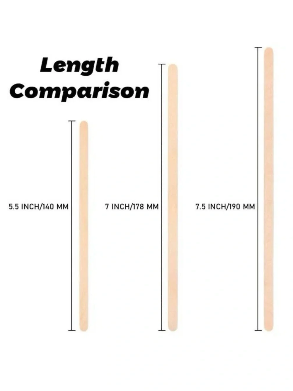 🪵 Royal Stirrers, 7 1/2”, Wood, 5000/Carton, 10 Boxes of 500 Sticks 🪵